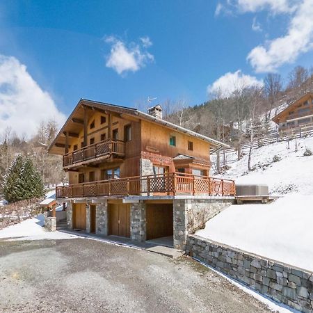 Chalet Himalaya , 10 Person Chalet With 5 Ensuite Bedrooms And Outdoor Jacuzzi In Meribel Centre Exterior foto